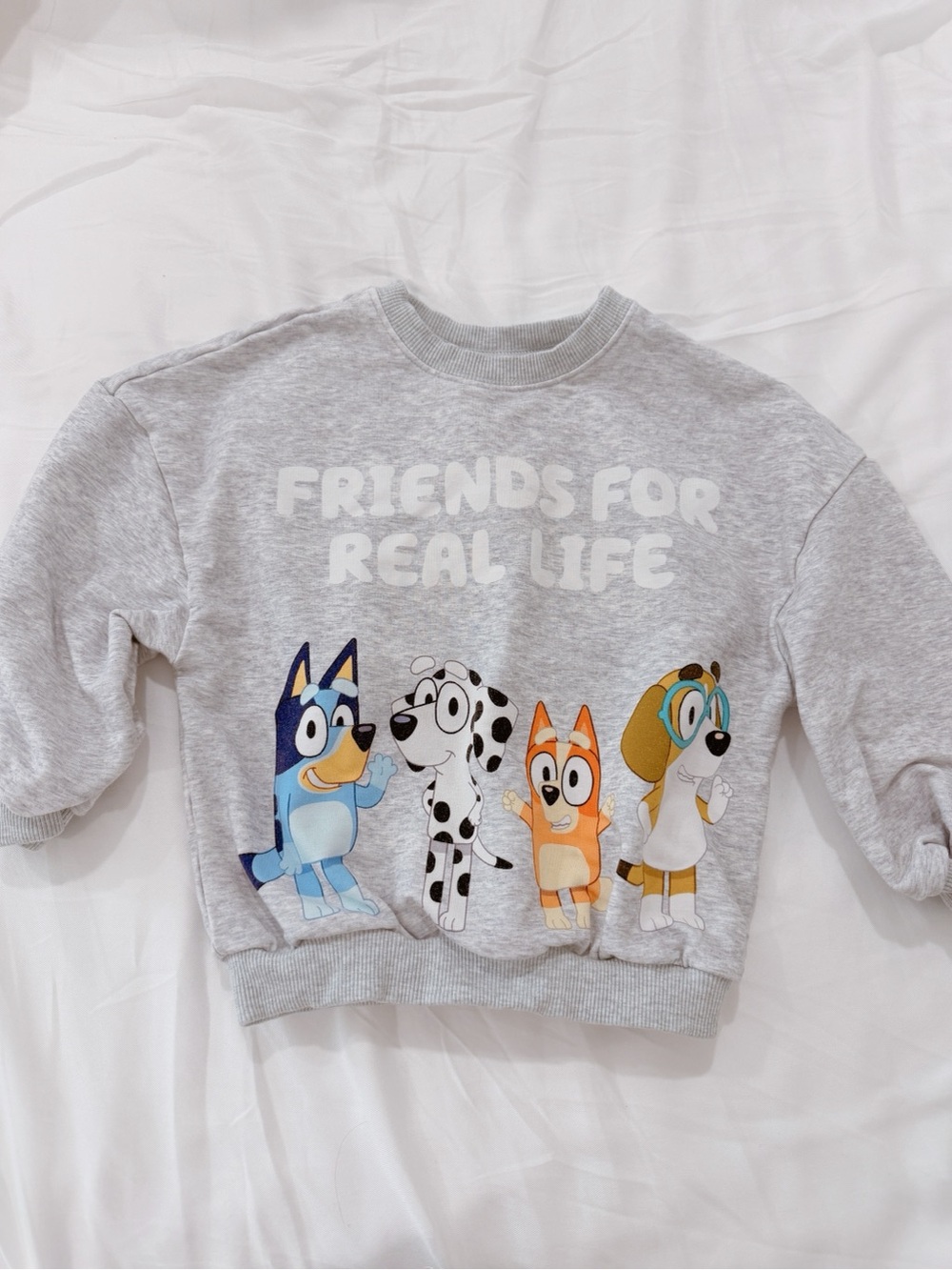 Little Sleepies Bluey Drop Shoulder Crewneck 18-24 months